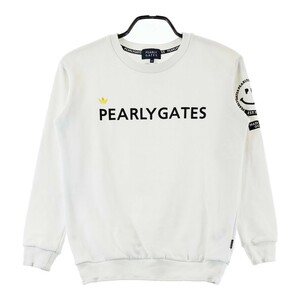 【1円】PEARLY GATES パーリーゲイツ スウェットトレーナー ホワイト系 0 [240101173012] レディース