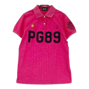 PEARLY GATES パーリーゲイツ 055-7160452 半袖ポロシャツ ピンク系 1 [240101172515] ゴルフウェア レディース
