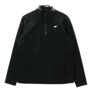 BEAMS GOLF ビームスゴルフ 2022年モデル 裏起毛 ハーフジップ 長袖Tシャツ ブラック系 M [240101170501] ゴルフウェア レディース