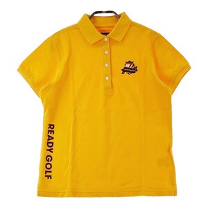 PEARLY GATES パーリーゲイツ 半袖ポロシャツ 刺繍 オレンジ系 2 [240101175777] ゴルフウェア レディース
