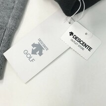 【新品】DESCENTE GOLF デサントゴルフ 2022年モデル タートルネック ニットセーター グレー系 M [240101176363] ゴルフウェア_画像6