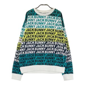 JACK BUNNY Jack ba колено тренировочный футболка Logo общий рисунок оттенок зеленого 2 [240101176203] Golf одежда женский 