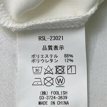 ROUGH&SWELL ラフアンドスウェル 2023年モデル 半袖Tシャツ ホワイト系 L [240101174485] ゴルフウェア レディース_画像4