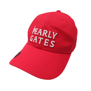 PEARLY GATES パーリーゲイツ 2022年モデル キャップ レッド系 FR [240101177255] ゴルフウェア