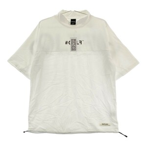 RUFFLOG ラフロッグ メッシュ切替モックネックTシャツ ホワイト系 M [240101054295] ゴルフウェア メンズ