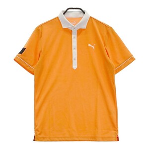 PUMA GOLF プーマゴルフ 半袖ポロシャツ オレンジ系 M [240101175219] ゴルフウェア メンズ