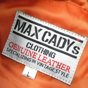MAX CADYs マックスケイディ レザージャケット ライダース ハーレーダビッドソン＆マルボロマン ブラック系 L [240101176455] バイクの画像9