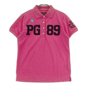 【1円】PEARLY GATES パーリーゲイツ 半袖ポロシャツ ピンク系 0 [240001918613] レディース