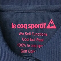 【1円】LECOQ GOLF ルコックゴルフ 2021年モデル 半袖ポロシャツ ネイビー系 M [240001960117] レディース_画像6