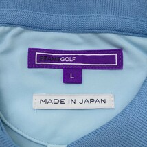 【1円】BEAMS GOLF ビームスゴルフ 半袖ポロシャツ ブルー系 L [240001975939] レディース_画像4
