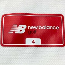 【1円】NEW BALANCE ニューバランス 半袖ポロシャツ ホワイト系 4 [240101125715] メンズ_画像4