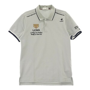 【1円】LECOQ GOLF ルコックゴルフ 2022年モデル 半袖ポロシャツ グレー系 M [240101127784] メンズ