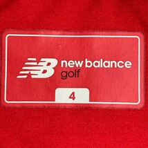 【1円】NEW BALANCE ニューバランス 半袖ポロシャツ レッド系 4 [240101130638] メンズ_画像3