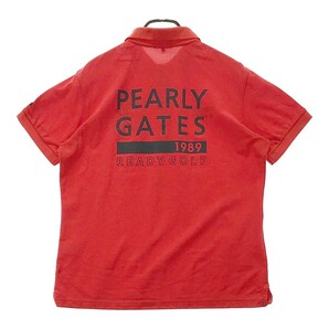 【1円】PEARLY GATES パーリーゲイツ 半袖ポロシャツ オレンジ系 7 [240101130656] メンズの画像2