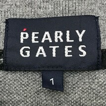 【1円】PEARLY GATES パーリーゲイツ 半袖ポロシャツ グレー系 1 [240101130963] レディース_画像3