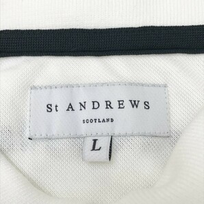 【1円】ST ANDREWS セントアンドリュース 半袖ポロシャツ ホワイト系 L [240101131982] レディースの画像3