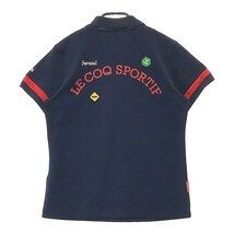 【1円】LECOQ GOLF ルコックゴルフ 半袖ポロシャツ ネイビー系 L [240101134493] レディース_画像2