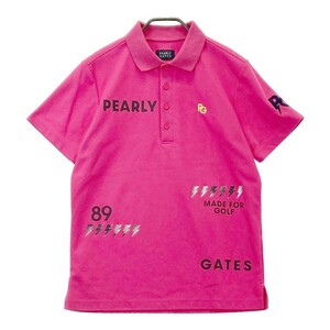 PEARLY GATES パーリーゲイツ 半袖ポロシャツ ピンク系 4 [240101177962] ゴルフウェア メンズ