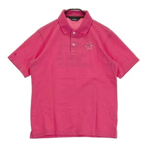 MUNSING WEAR マンシングウェア 半袖ポロシャツ ピンク系 L [240101174570] ゴルフウェア メンズ