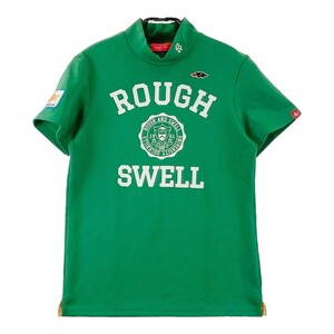 ROUGH&SWELL ラフアンドスウェル 2023年モデル モックネック半袖Tシャツ グリーン系 M [240101178590] ゴルフウェア レディース