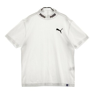 PUMA GOLF プーマゴルフ ハイネック 半袖Tシャツ ホワイト系 XL [240101065712] ゴルフウェア メンズ