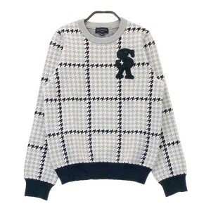ST ANDREWS цент Andrew s вязаный свитер тысяч птица рисунок оттенок белого M [240101181202] Golf одежда женский 