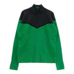 DESCENTE GOLF Descente Golf половина Zip вязаный свитер оттенок зеленого M [240101176341] Golf одежда женский 