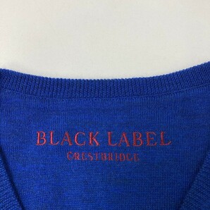 【新品】BLACK LABEL CRESTBRIDGE ブラックレーベル クレストブリッジ Vネック ニットセーター ブルー系 3 [240101179023] メンズの画像3