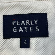 PEARLY GATES パーリーゲイツ 30周年 半袖ポロシャツ ホワイト系 4 [240101182905] ゴルフウェア メンズ_画像3