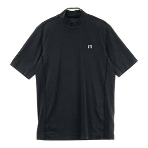 TRAVIS MATHEW トラビスマシュー ハイネック 半袖Tシャツ ブラック系 M [240101163207] ゴルフウェア メンズ