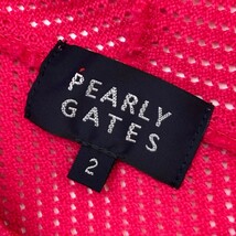 PEARLY GATES パーリーゲイツ メッシュパーカー ピンク系 2 [240101099925] ゴルフウェア レディース_画像5