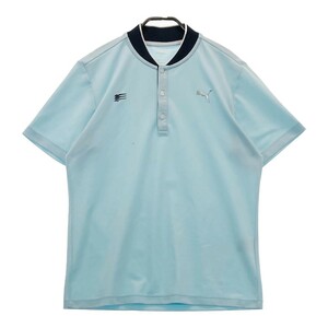 PUMA GOLF プーマゴルフ 半袖Tシャツ ポロシャツ ブルー系 L [240101107815] ゴルフウェア メンズ