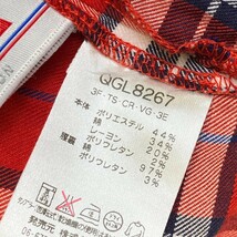 LECOQ GOLF ルコックゴルフ ストレッチパンツ チェック柄 レッド系 9 [240101182869] ゴルフウェア レディース_画像4