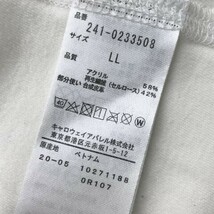 【1円】CALLAWAY キャロウェイ ハーフジップ 長袖Tシャツ ロゴ刺繍 ホワイト系 LL [240001935407] メンズ_画像5