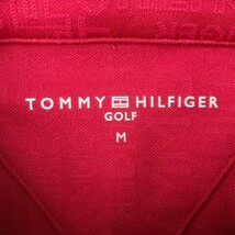 【1円】TOMMY HILFIGER GOLF トミー ヒルフィガーゴルフ 長袖ポロシャツ レッド系 M [240001935910] メンズ_画像5
