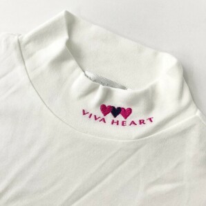 【1円】VIVA HEART ビバハート 起毛ハイネック長袖Tシャツ ホワイト系 40 [240001971193] レディースの画像3