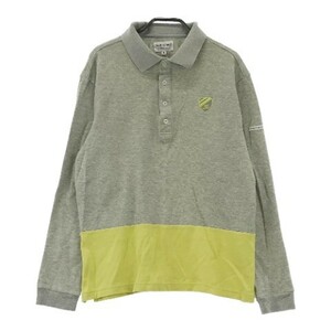 【1円】JACK BUNNY ジャックバニー 長袖ポロシャツ グレー系 6 [240101006014] メンズ