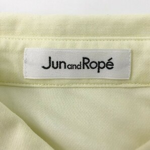 【1円】JUN&ROPE ジュン アンド ロペ 長袖ポロシャツ イエロー系 S [240101010297] レディースの画像4