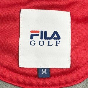 【1円】FILA GOLF フィラゴルフ 裏起毛 ジップジャケット レッド系 M [240101026564] メンズの画像6