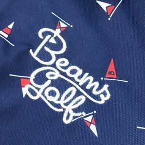 【1円】BEAMS GOLF ビームスゴルフ 半袖ポロシャツ ネイビー系 M [240101031329] メンズの画像3