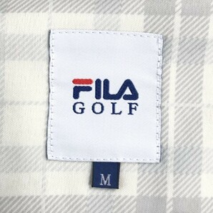 【1円】FILA GOLF フィラゴルフ 裏起毛ジップジャケット チェック柄 ホワイト系 M [240101031545] レディースの画像6