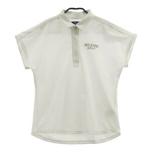 【1円】BEAMS GOLF ビームスゴルフ 2023年モデル 半袖 ポロシャツ ホワイト系 M [240101032815] レディース