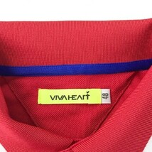 【1円】VIVA HEART ビバハート 半袖ポロシャツ レッド系 48 [240101021212] メンズ_画像5