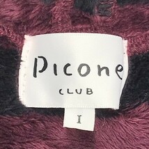 PICONE CLUB　ピッコーネクラブ ボアタートルネック半袖トレーナー ボーダー柄 パープル系 1 [240001817331] ゴルフウェア レディース_画像5