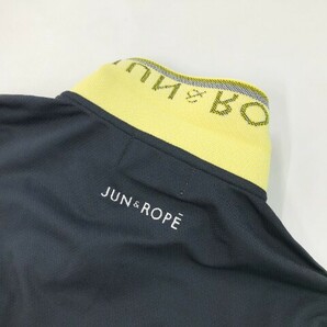 【1円】JUN&ROPE ジュン アンド ロペ 半袖ポロシャツ ブラック系 M [240101052393] レディースの画像4