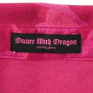 【1円】DANCE WITH DRAGON ダンスウィズドラゴン 半袖ポロシャツ カモフラ 迷彩柄 ピンク系 3 [240101054626] レディースの画像4