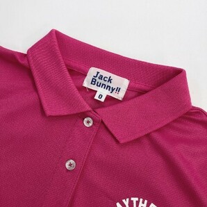 【1円】JACK BUNNY ジャックバニー 半袖ポロシャツ ピンク系 0 [240101060597] レディースの画像3