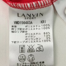 【1円】LANVIN SPORT ランバン スポール 半袖ポロシャツ レッド系 40 [240101063649] メンズ_画像7