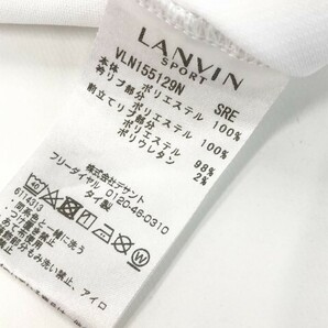 【1円】LANVIN SPORT ランバン スポール VLN155129N 半袖ポロシャツ 総柄 ホワイト系 42 [240101071221] レディースの画像6