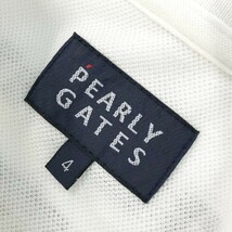 【1円】PEARLY GATES パーリーゲイツ 半袖ポロシャツ ホワイト系 4 [240101094529] メンズ_画像6